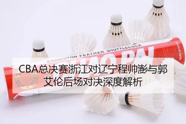 CBA总决赛浙江对辽宁程帅澎与郭艾伦后场对决深度解析